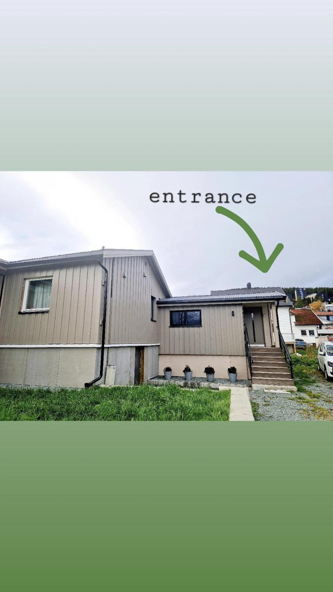 Northern Living 2 Room With Shared Bathroom 特罗姆瑟 外观 照片